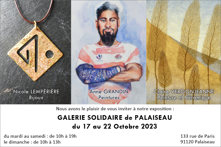 Expo Galerie Solidaire de Palaiseau
